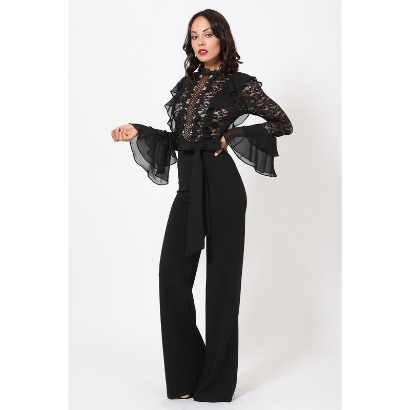 Be Mine Black Jumpsuit