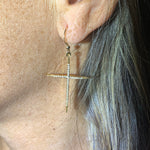 His Grace Cross Earrings