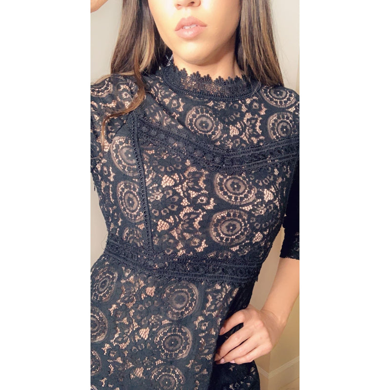 Lace Me Up Dress