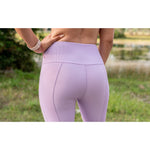 Sweetheart Midi Purple Rib Leggings