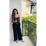 Lace Sophistication Black Jumpsuit