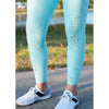 Selenite Mudra Blue Midi Leggings