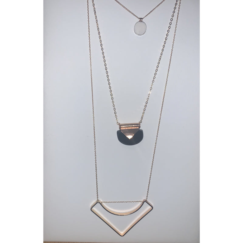 Geo Drop Necklace