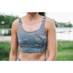 Denise Army Print Sports Bra